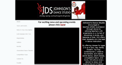 Desktop Screenshot of johnsonsdancestudio.com